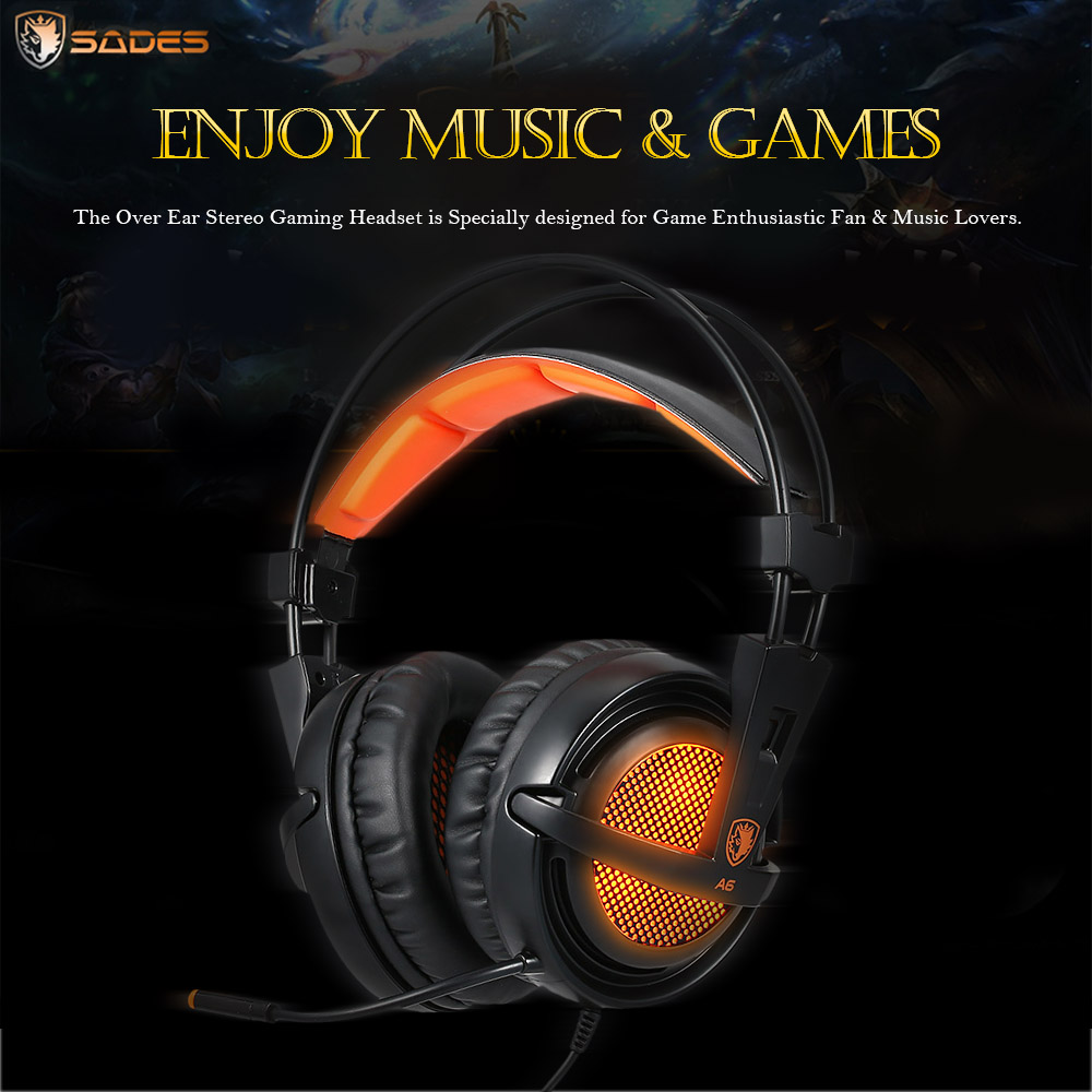 Tai nghe - Headphone Sades A6