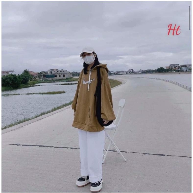Áo hoodie Cotton phẩy vằn H2A
