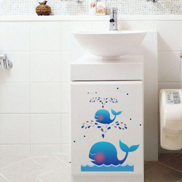 Tranh dán trang trí tủ lạnh, toilet