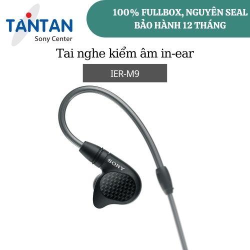 Tai nghe kiểm âm in-ear Sony IER-M9-Loa siêu thanh Tweeter-Bộ màng loa BA mang thiết kế nguyên bản của Sony | Hàng Chính Hãng