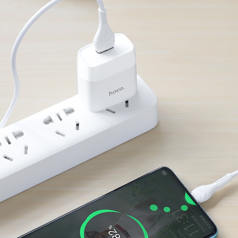 Bộ Củ Sạc Hoco C72 Type C - hàng chính hãng