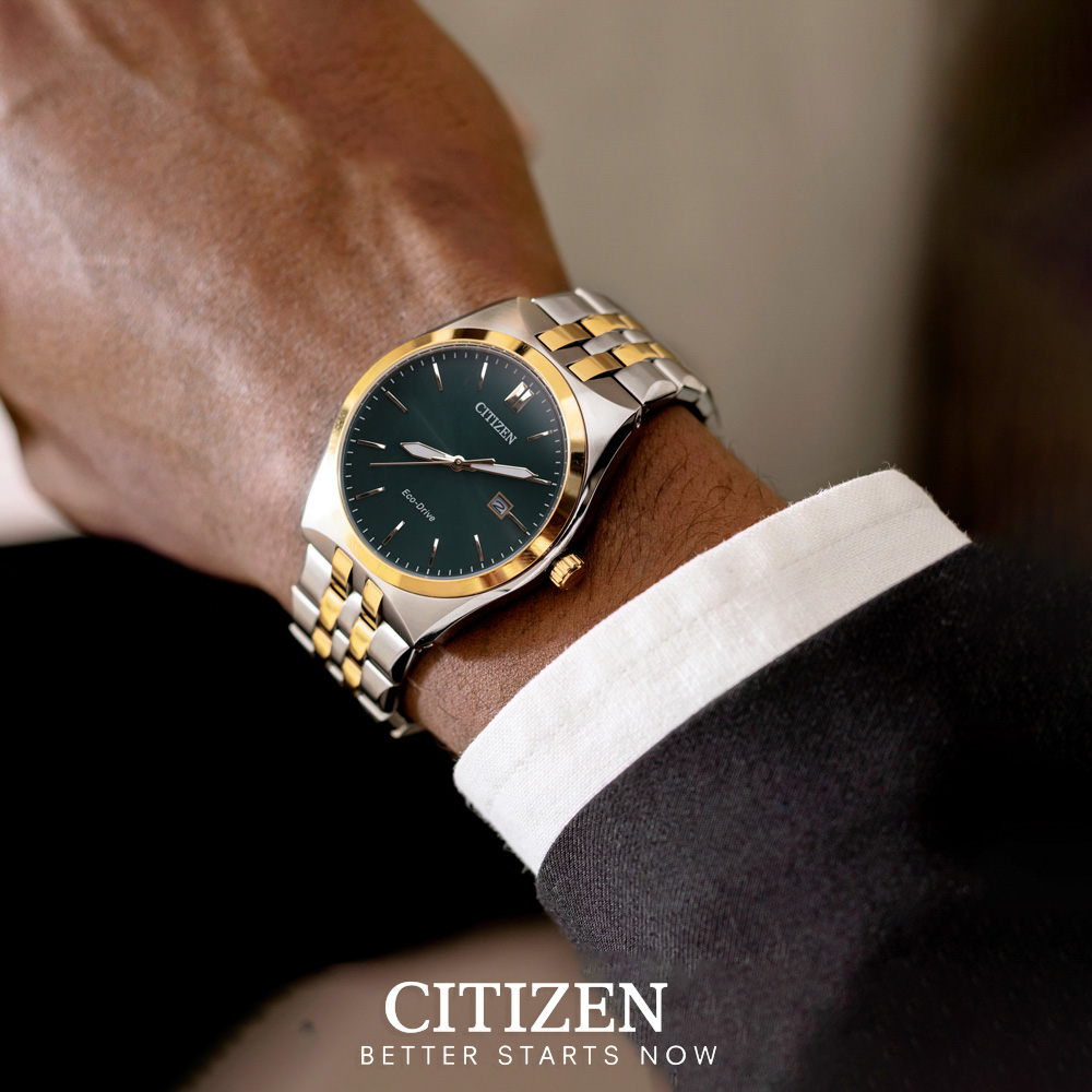 Đồng Hồ Nam Citizen Dây Kim Loại Máy Eco-Drive BM7339-89X - Mặt Trắng (38mm)