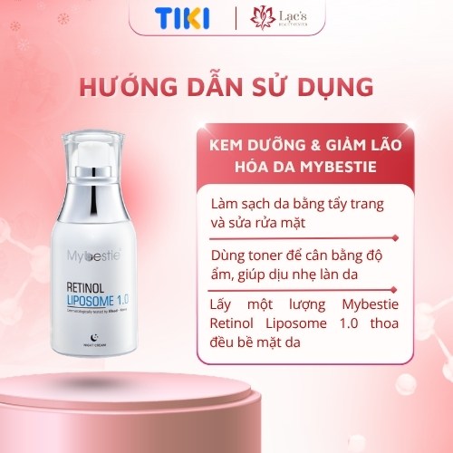 Kem dưỡng &amp; giảm lão hóa da - Mybestie Retinol Liposome 1.0 30g