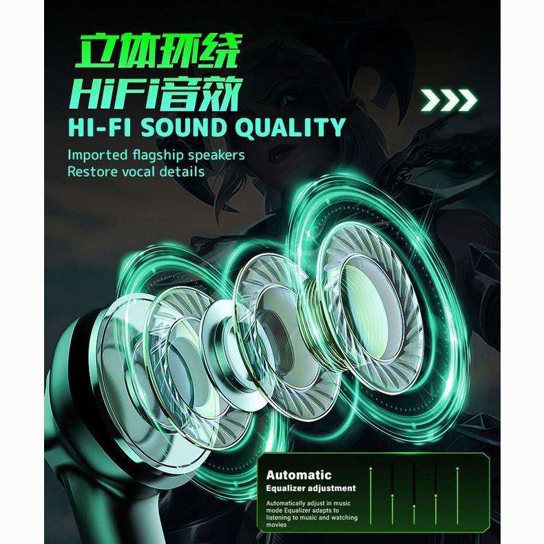 Tai Nghe Gaming Không Dây Apro366 5.0 TWS, Bass mạnh mẽ, độ trễ cực thấp khi chơi game, tai nghe gaming bluetooth