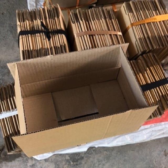 25x15x5 Hộp carton đóng hàng giá xưởng - Combo 100 hộp