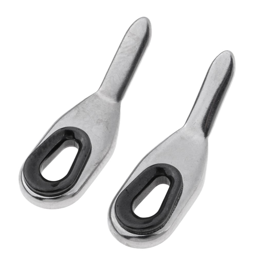2 Pieces Fishing Rod Guides Tip Tops Repair Set Rod Buiding Rod Guide