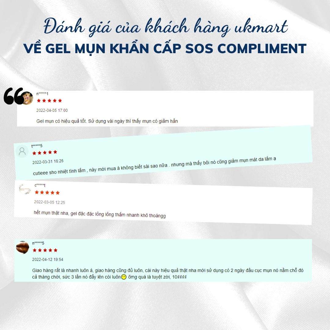 Gel Mụn Khẩn Cấp SOS Compliment No Problem 25ml