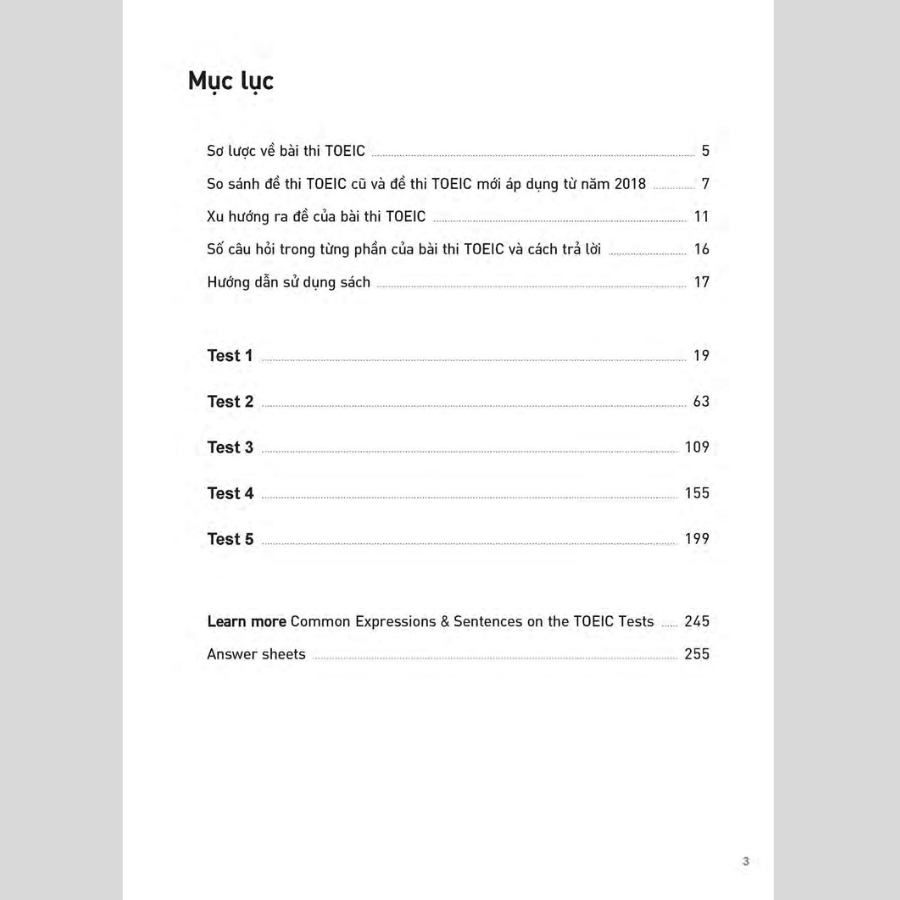 2019 TOEIC - 5 Full Simulation Tests