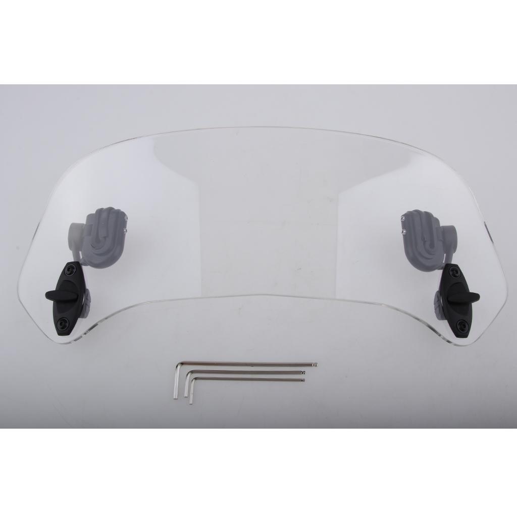 Motorcycle  + Windshield Extension Spoiler  Deflector