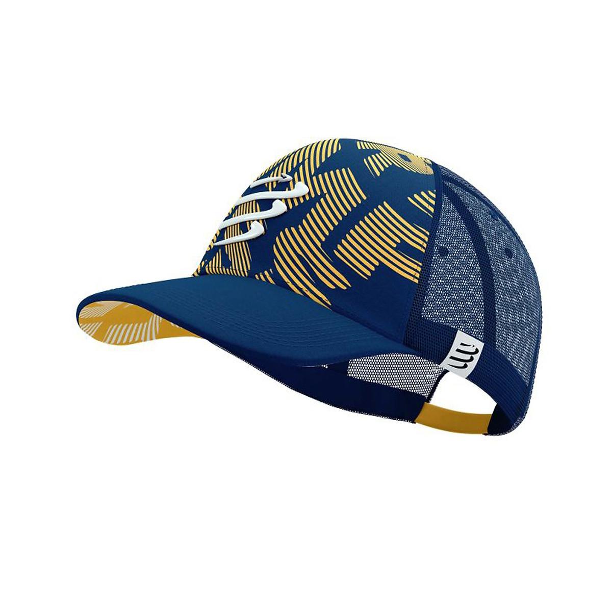 Mũ Chạy Bộ Com Trucker Cap - Estate Blue/Citrus