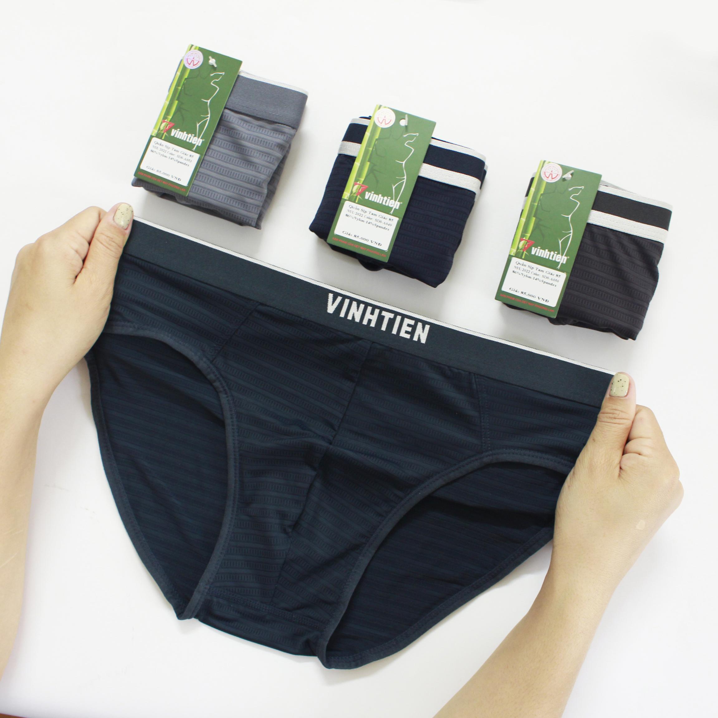 Combo 6 Quần Lót Nam Tam Giác Thun Lạnh Vĩnh Tiến QL-03 - Nhiều Màu