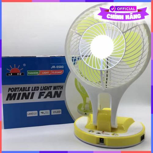 Quạt Mini Tích Điện Vouller - Mini Fan Di Động Tiện Lợi (Màu Ngẫu Nhiên) - Hàng Chính Hãng