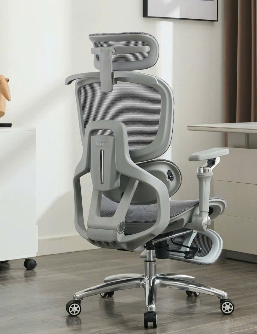 Ghế Công Thái Học Cao Cấp New Beginning 816-5 – Tựa Đầu, Đỡ Lưng, Gác Chân, Massage & Thông Gió