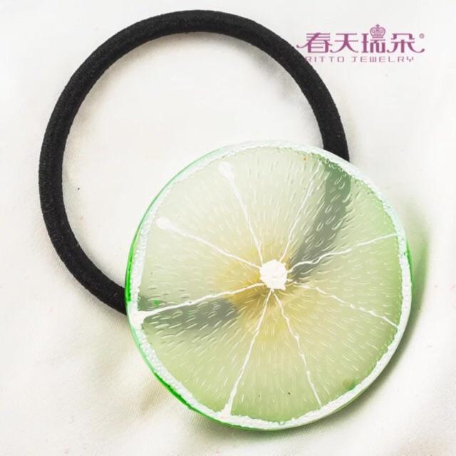Dây buộc tóc hoa quả loại to