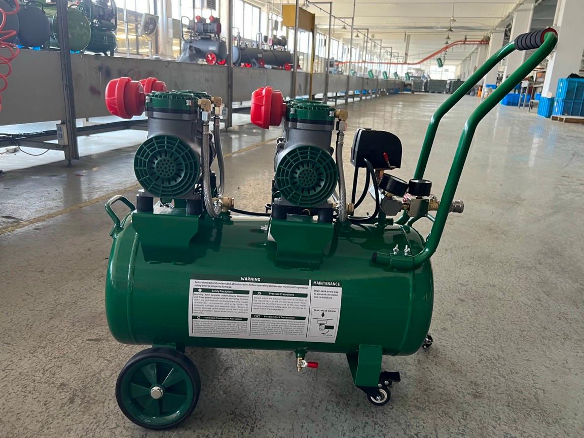 MÁY NÉN KHÍ KHÔNG DẦU 1250Wx2, 3,0HP 45L DEKTON DK-AC2945PLUS - HÀNG CHÍNH HÃNG