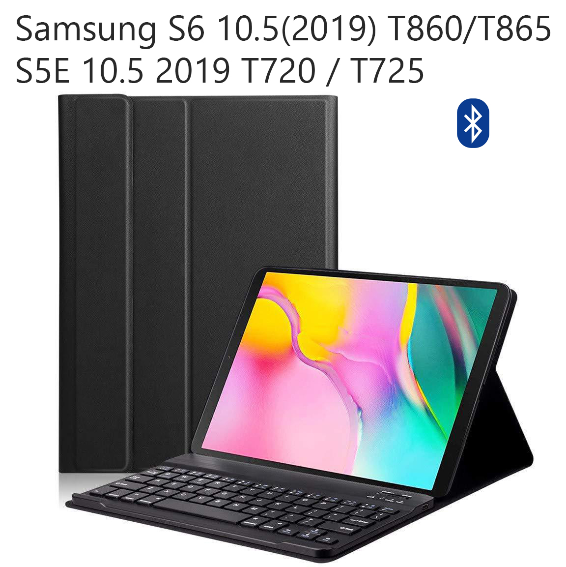 Bao Da Kèm Bàn Phím Dành Cho Samsung Galaxy Tab S6 10.5 (2019) T860 / T865 S5E 10.5 2019 T720 / T725 Bluetooth