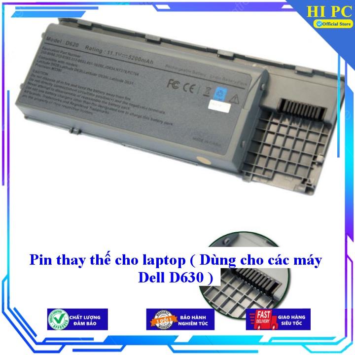 Pin thay thế cho laptop Dell D630 - Hàng Nhập Khẩu 