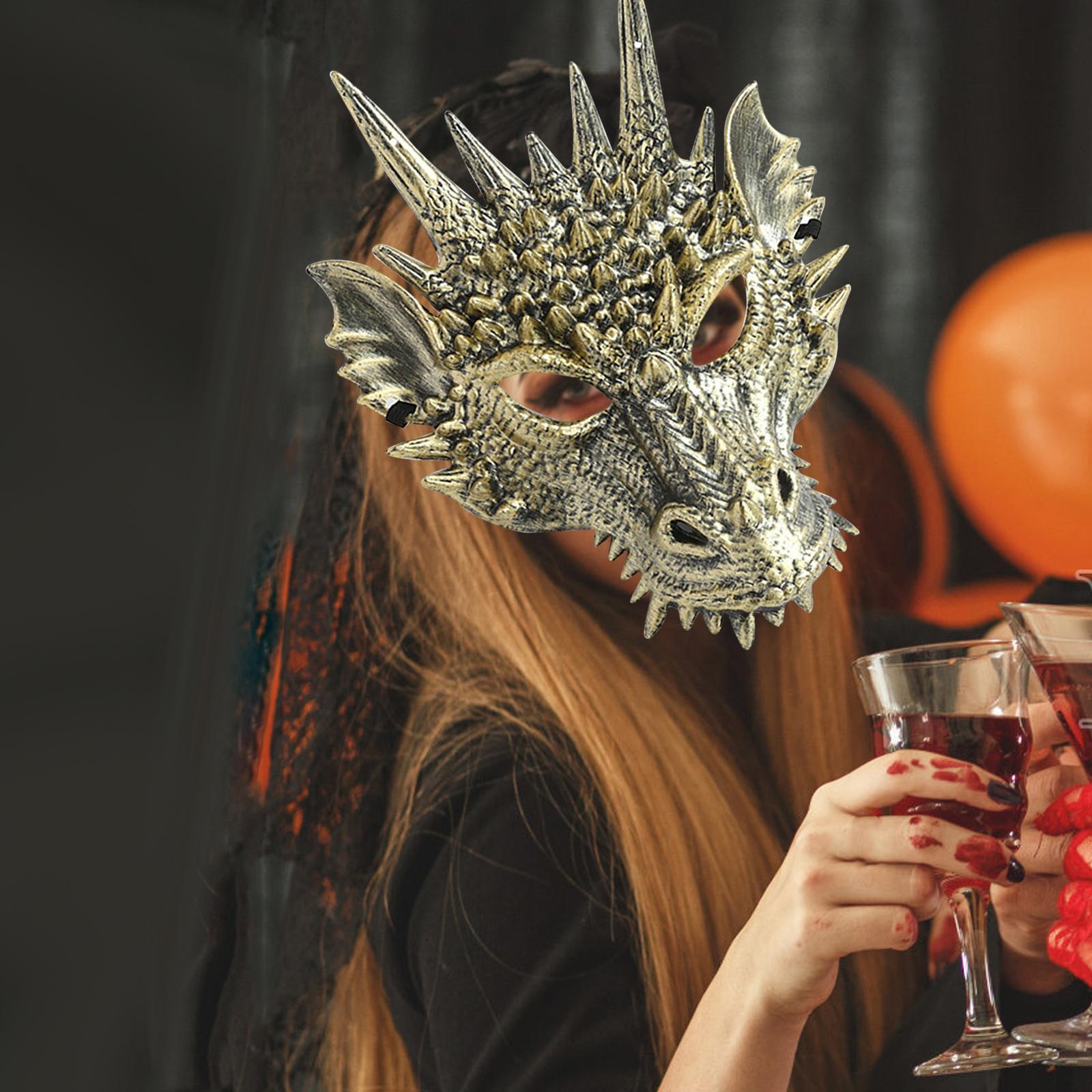 3D Dragon Animal Headdress , Novelty Full Head Cover, Dragon Head , Halloween Masquerade for Shows, Festival, Cosplay Halloween