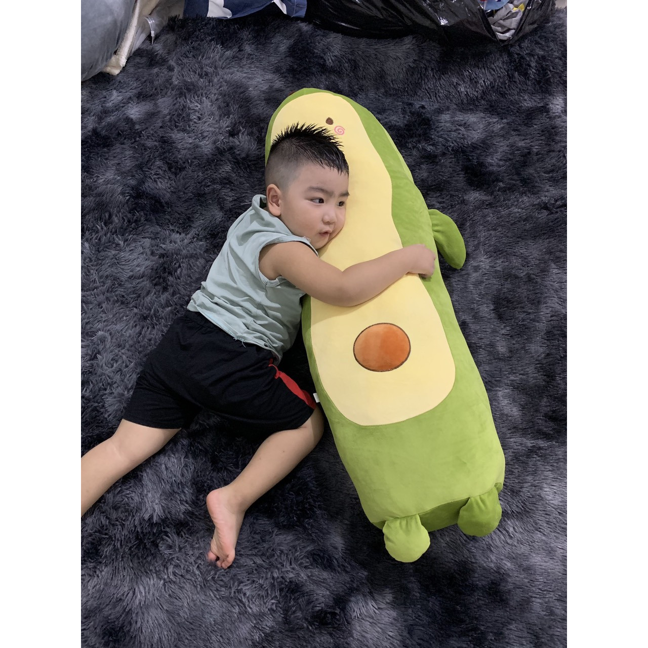 Gối Ôm Hình Ngộ Nghĩnh Dễ Thương Dành Cho Trẻ Em ( size 100cm) Bé Bơ