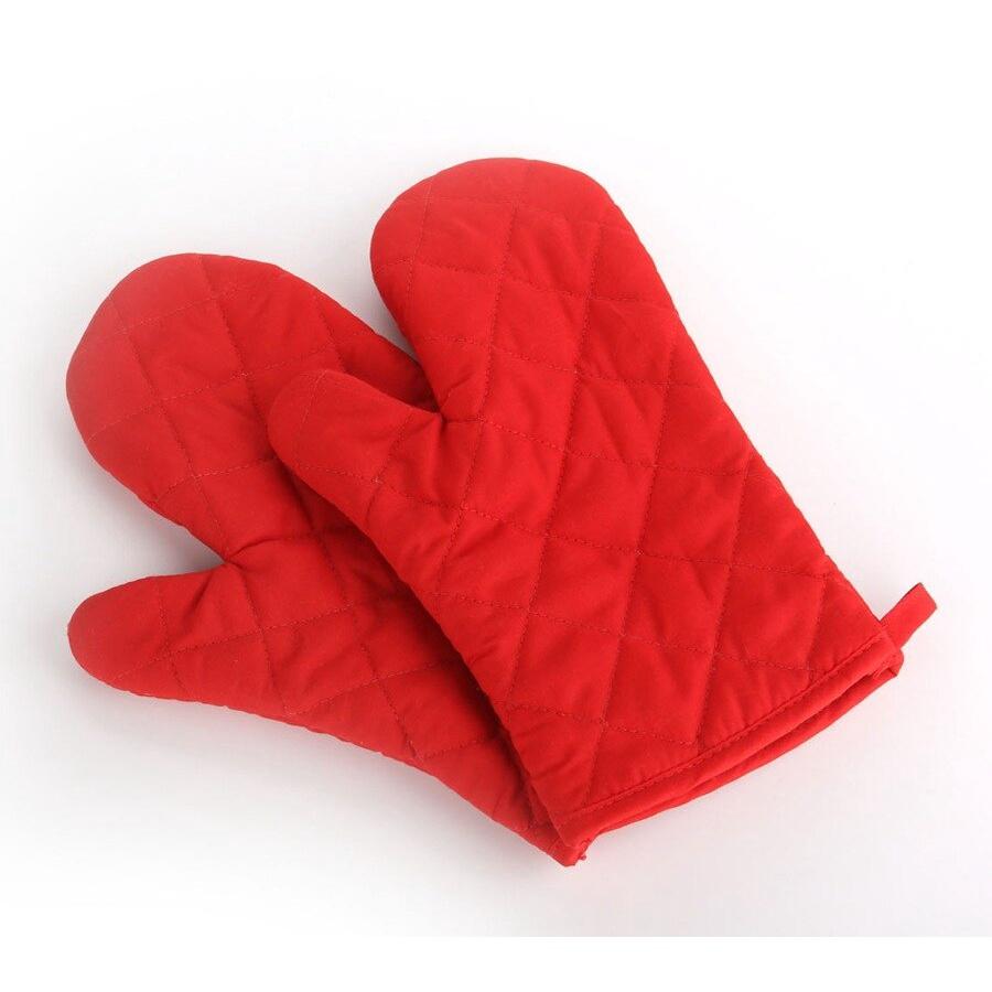 2pcs/set Kichen Microwave Oven Gloves Baking Oven Special Heat Insulation Anti - ironing High Temperature Resistant Gloves