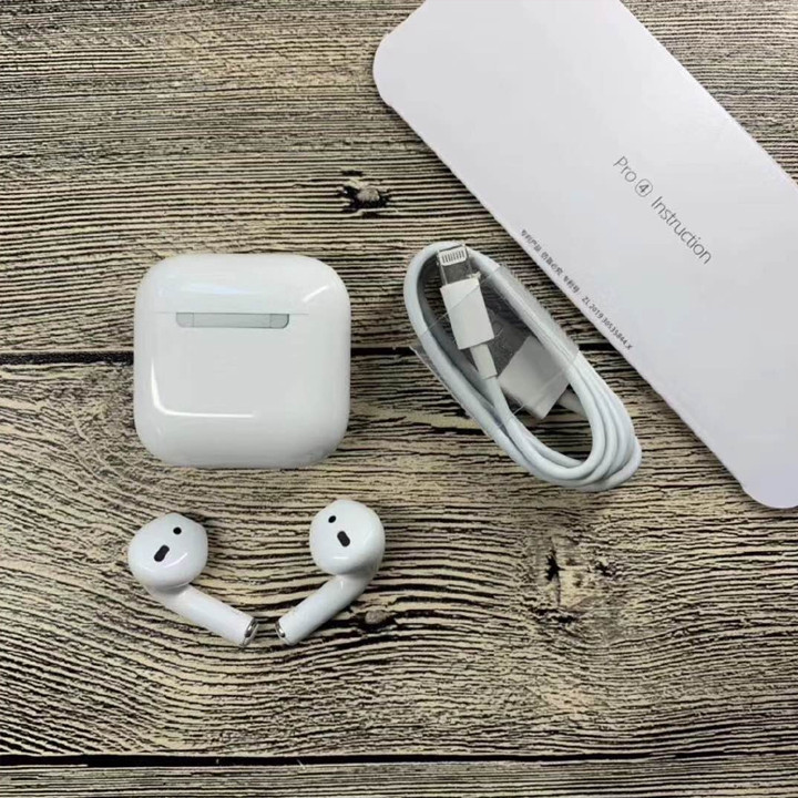 Tai Nghe Blutooth 5.0 Airpod Pro 4 Định Vị, Đổi Tên, Cảm Biển Siêu Nhạy