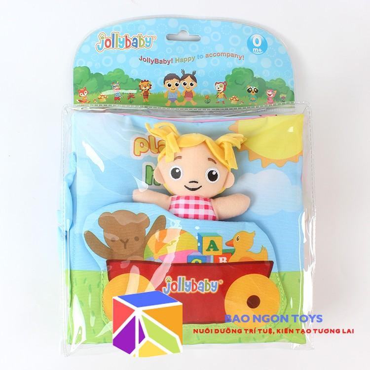 SÁCH VẢI TƯƠNG TÁC GIÁO DỤC - PLAYING HOUSE - BÉ CHƠI VỚI BÚP BÊ VÀ HỌC TỪ TIẾNG ANH