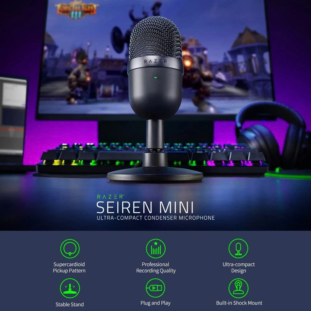 Micro thu âm đa hướng 360 độ để bàn dùng cho họp hội nghị trực tuyến chân cắm USB - hàng nhập khẩu MICROPHONE VI TÍNH