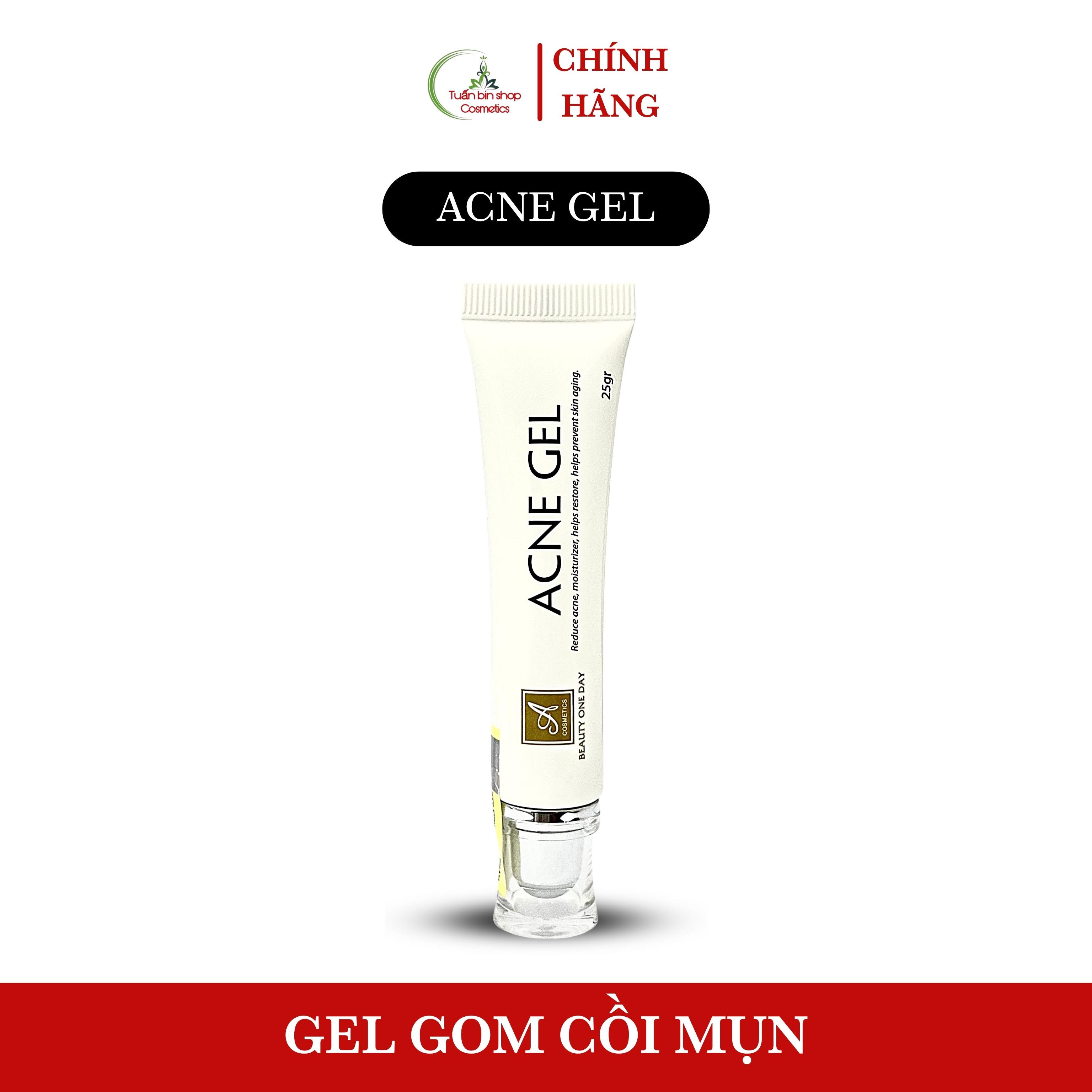 Combo kem giảm mụn, thải độc da, kiềm dầu Acosmetics, kem giảm mụn siêu tốc, detox bọt biển, sữa rửa mặt trà xanh x2 220g