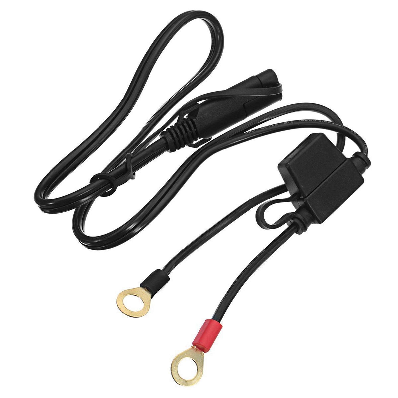 SAE Quick Disconnect Cable Fit for Motorcycle Battery Charger Terminal