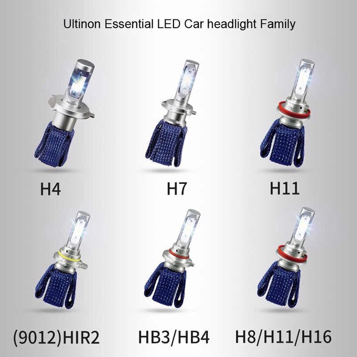 Bóng Đèn Pha Led Philips Siêu Sáng 11366UEX2 6000K Dùng Cho Các Loại Xe Có Chân Cắm H8/H11/H16 - HÀNG NHẬP KHẨU