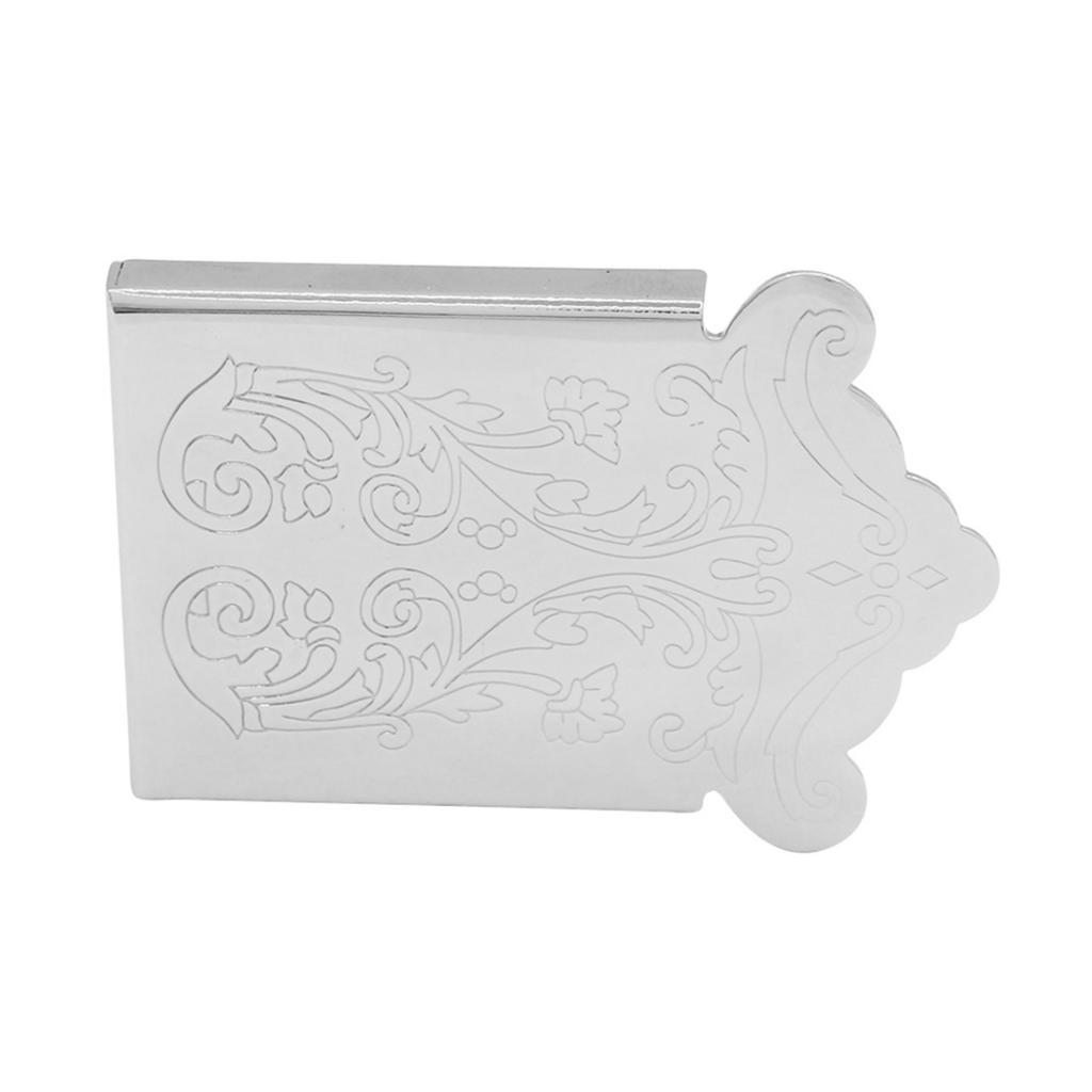 DIY Metal Bridge Tailpiece Engraving Flower Pattern for Mandolin Parts