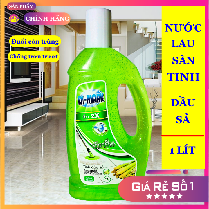 Nước lau sàn hương tinh dầu sả Xua đuổi côn trùng di-mark