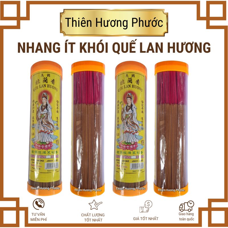 Nhang ít khói Quế Lan Hương 30cm[hộp]