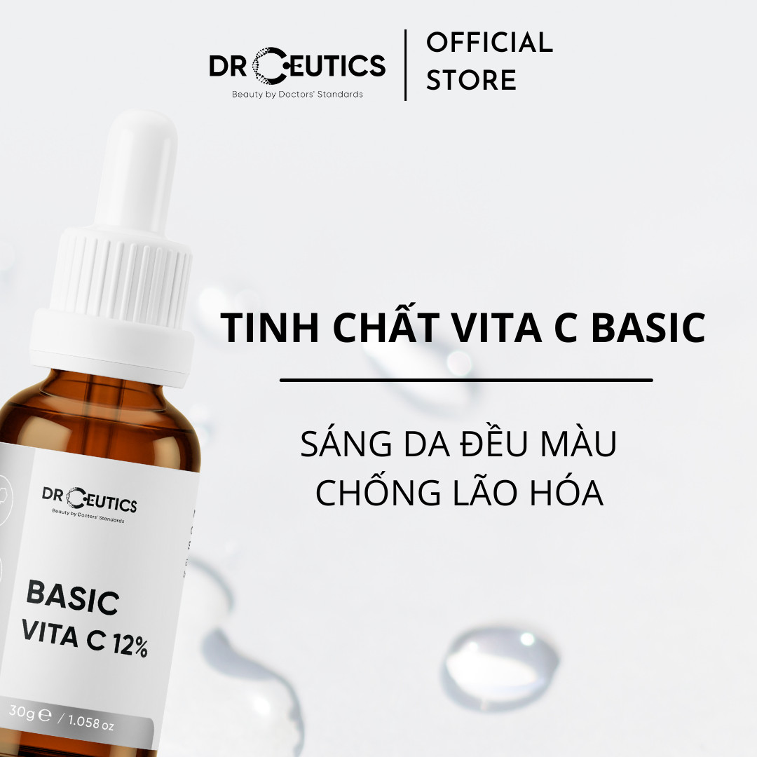 DrCeutics Tinh Chất Vita C12 Basic Làm Sáng Đều Màu Chống Lão Hoá Da