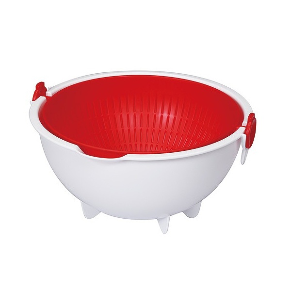 Set thau + rổ tròn xoay 180 độ Kokubo Colander