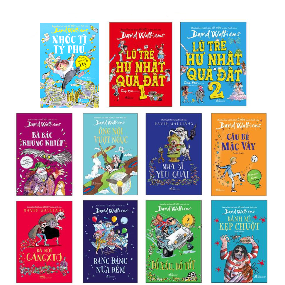 Bộ sách của David Walliams  -HGBOOKS