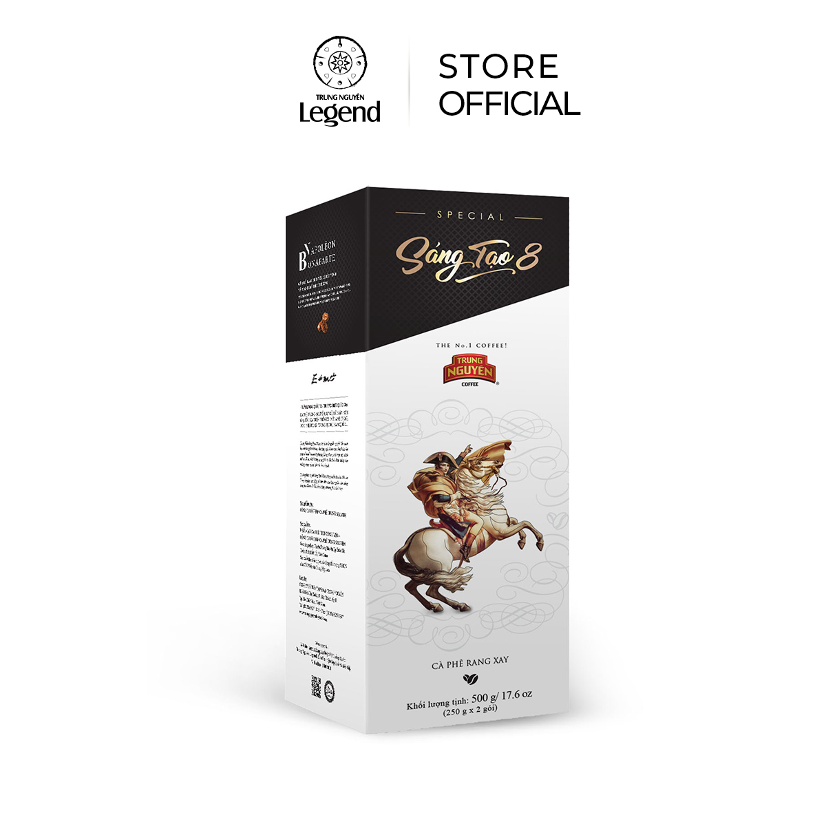 Cà phê Rang Xay Sáng Tạo 8 - Trung Nguyên Legend - 500gr (Arabica, Robusta)