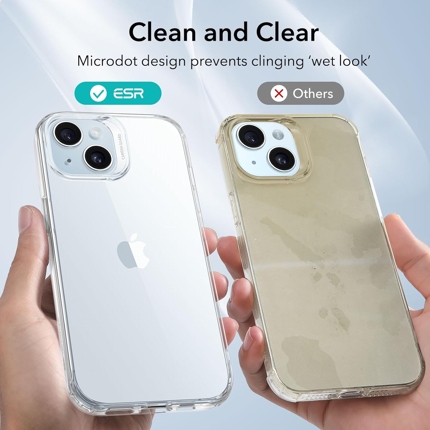 Ốp Lưng cho iPhone 15 / iPhone 15 Plus / iPhone 15 Pro / iPhone 15 Pro Max ESR Zero Clear Case - Hàng Chính Hãng