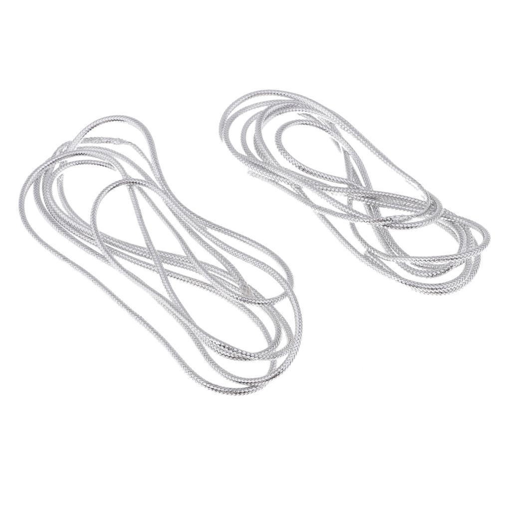 2pcs Holographic Elastic Mylar Cord Flash Fly Tying Material DIY Tool