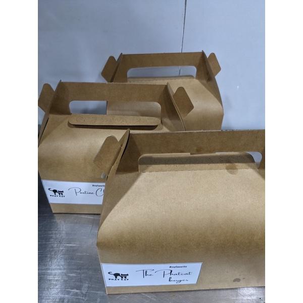 100 Hộp giấy đựng thức ăn( gà rán, bánh) B201
