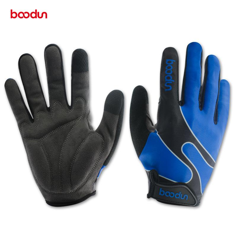 Hàng Mới Về Xe Đạp Găng Tay Full Ngón Tay Lycra Chống Gió Thể Thao Ngoài Trời Găng Tay Nam Nữ Găng Tay Da Guantes Chạy Găng Tay