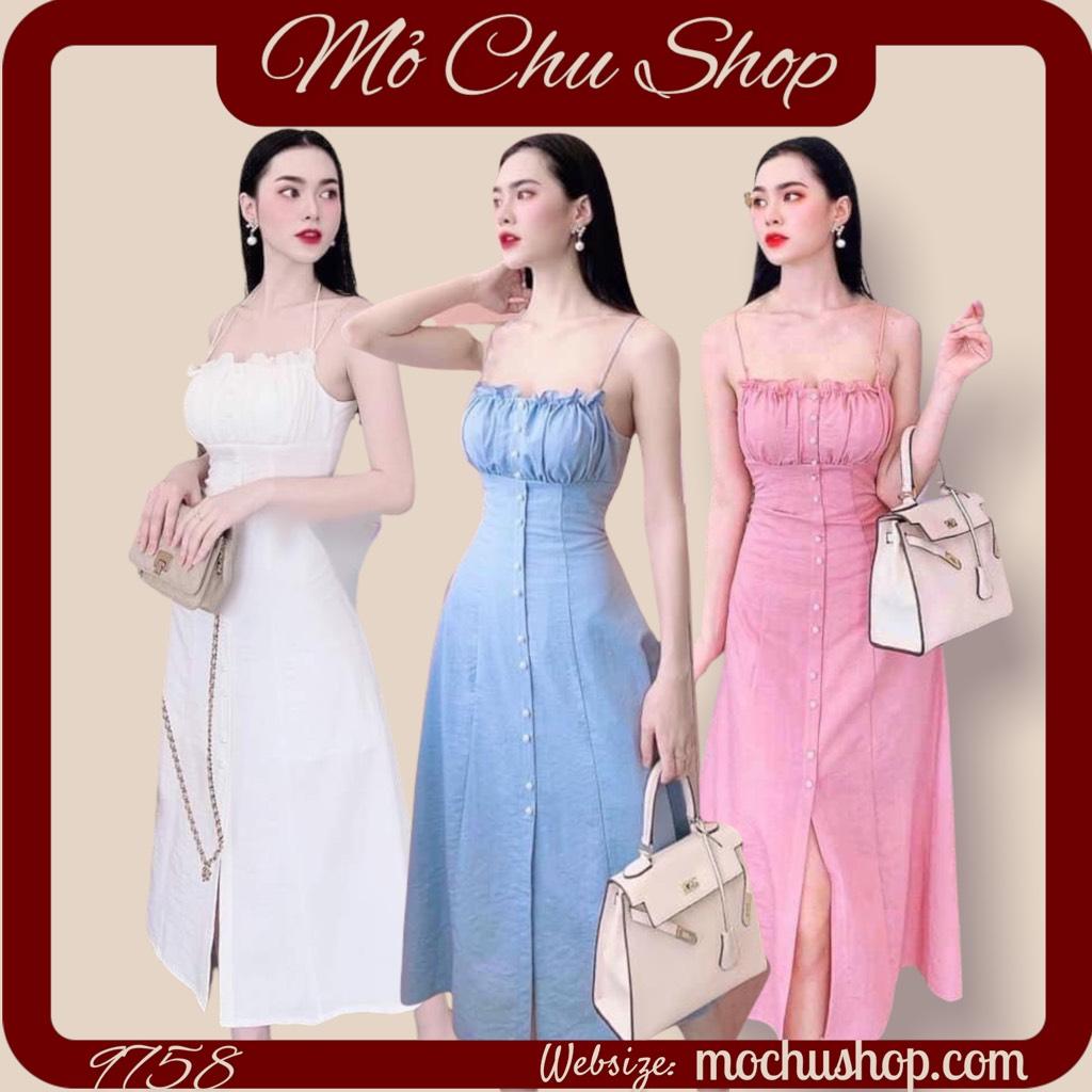 ĐẦM 2 DÂY NHÚN NGỰC KẾT NÚT 9759