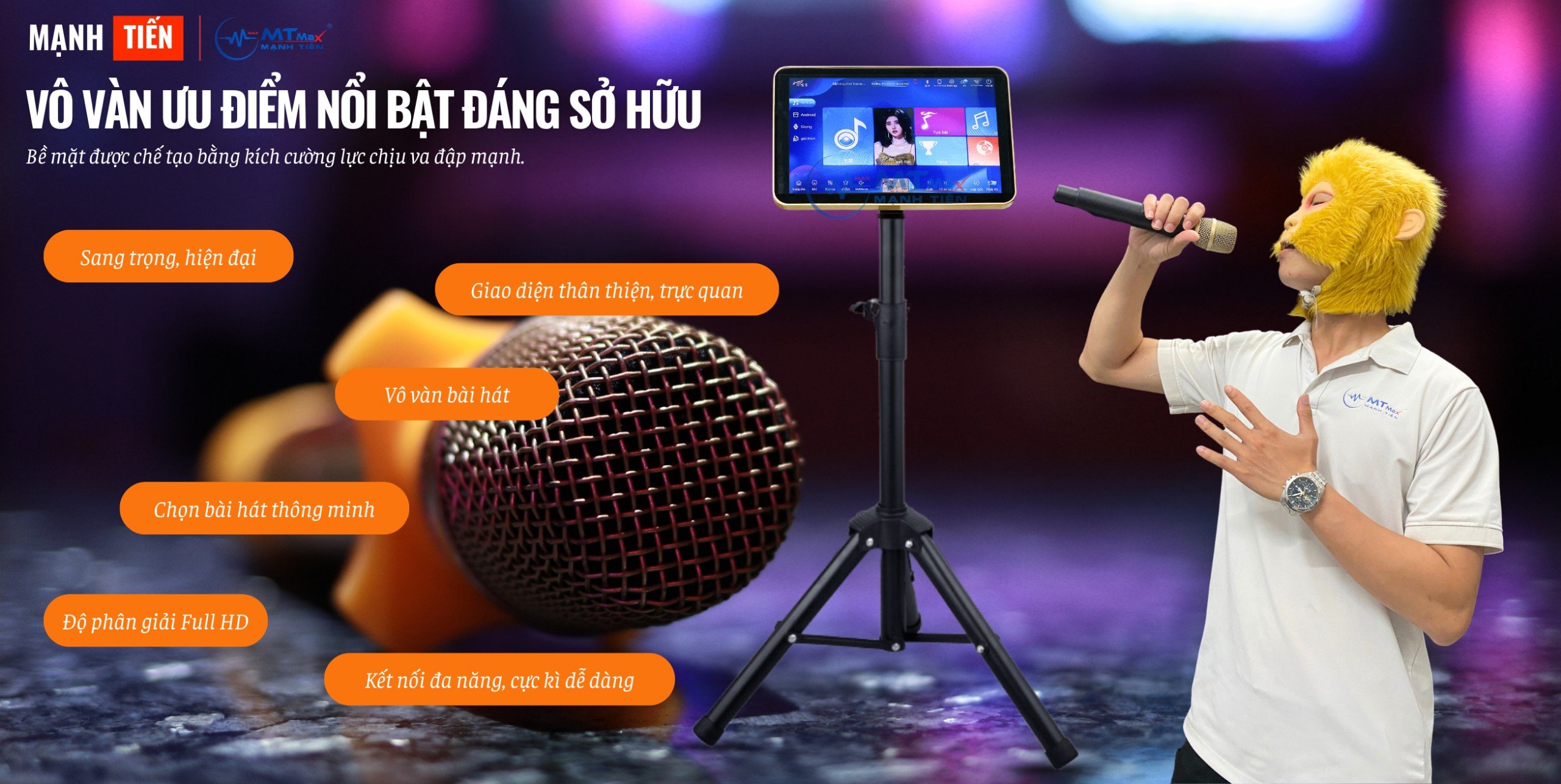 Màn Hình Cảm Ứng KTV01 HD 14 Inch - Màn Hình Karaoke Chọn Bài Tiện Lợi Kèm Chân Cao Cấp Sắc Nét Giá Rẻ Dễ Dàng Sử Dụng hàng chính hãng