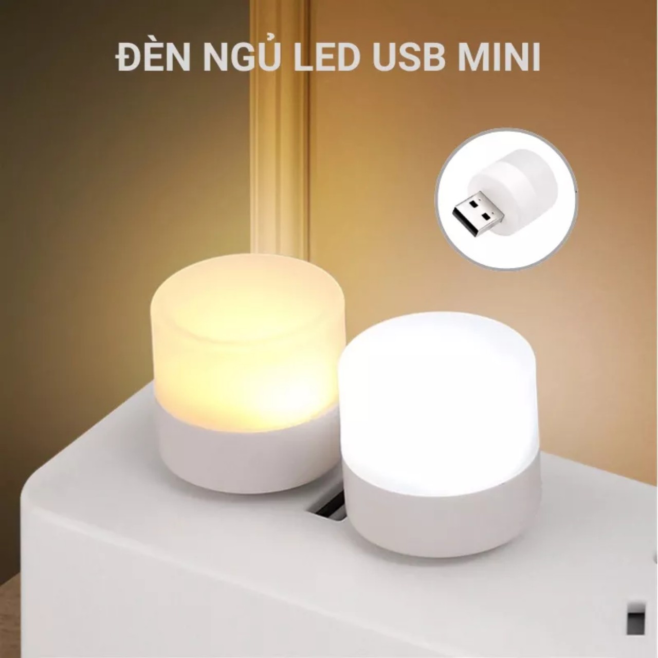 Đèn led mini, đèn đọc sách bảo vệ mắt cổng USB