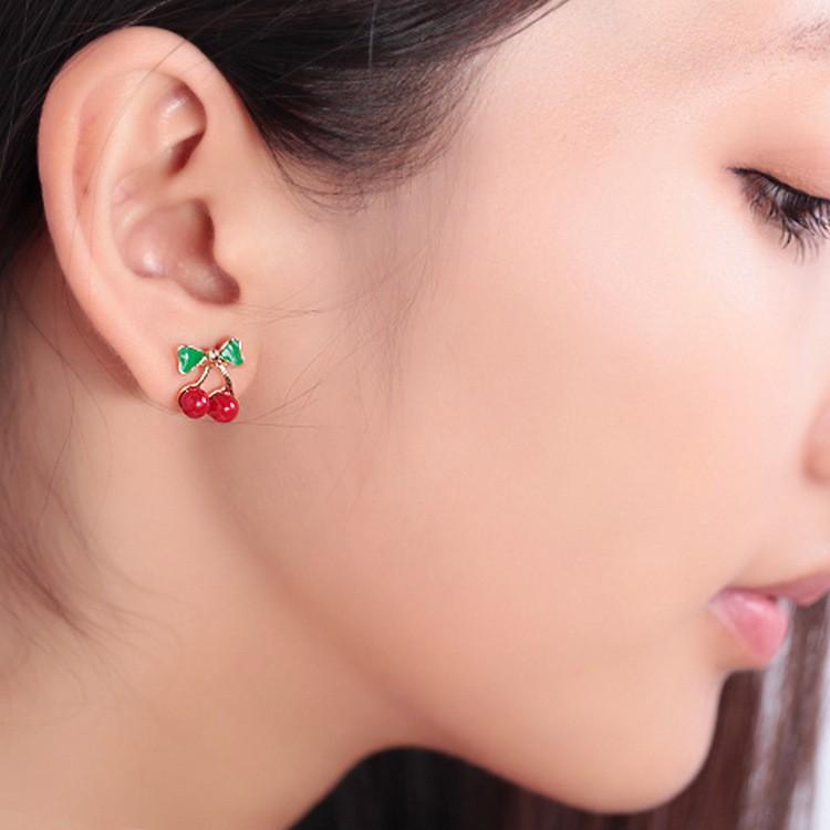 Bông tai Cherry ngộ nghĩnh