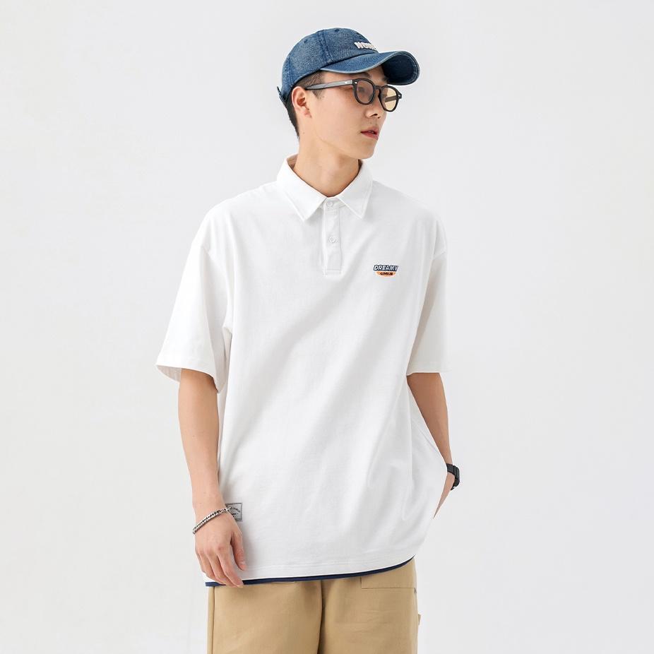 Áo polo Unisex Dreamy, cổ bẻ vải cá sấu cotton cao cấp xuất xịn chuẩn form logo thêu – MayLinh shop