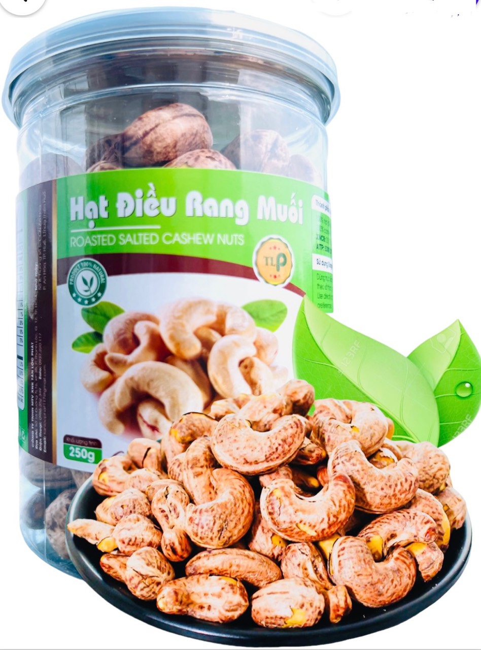 HẠT ĐIỀU RANG MUỐI A CỒ CHẤT LƯỢNG TÂN LỘC PHÁT - 250G