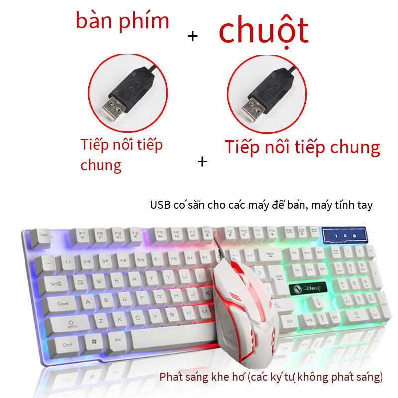 Khuyến Mãi Limei GTX300 Phát Quang Bộ Chuột Phím Tự Làm Máy Tính Lắp Đặt Phân Phối Có Dây USB Chuột Có Dây