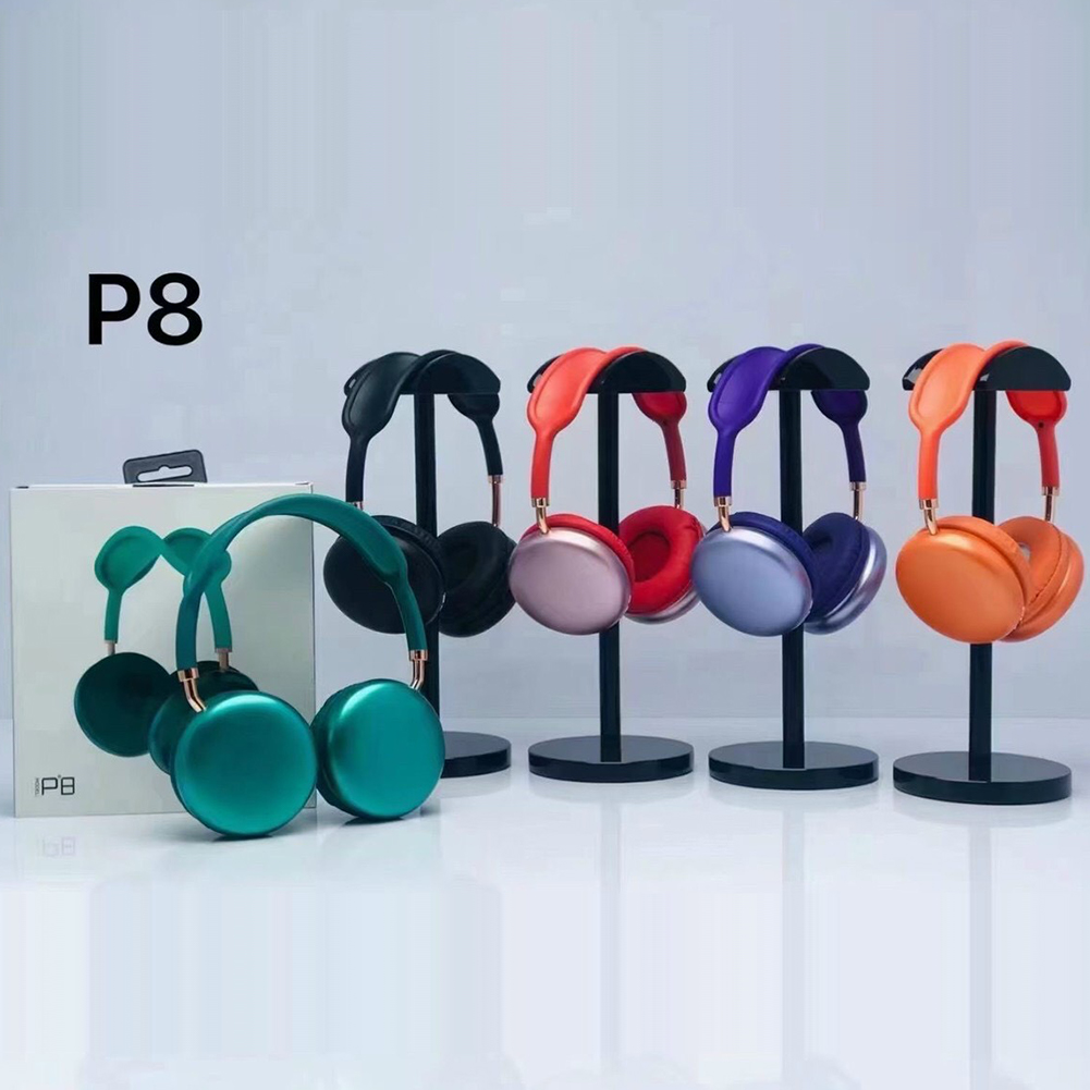 Tai nghe bluetooth không dây chụp tai IP8 mới nhất 2021 siêu cute, có thể kết nối bluetooth lên đến 10m chống ồn thích hợp cho chơi game