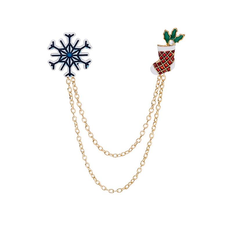 Huy hiệu cài áo hình chiếc găng tay / vớ / nón giáng sinh thời trang